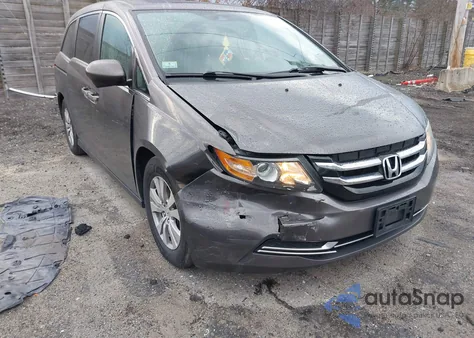 2015 Honda Odyssey Ex-L из США, поврежденный, VIN 5FNRL5H68FB030863